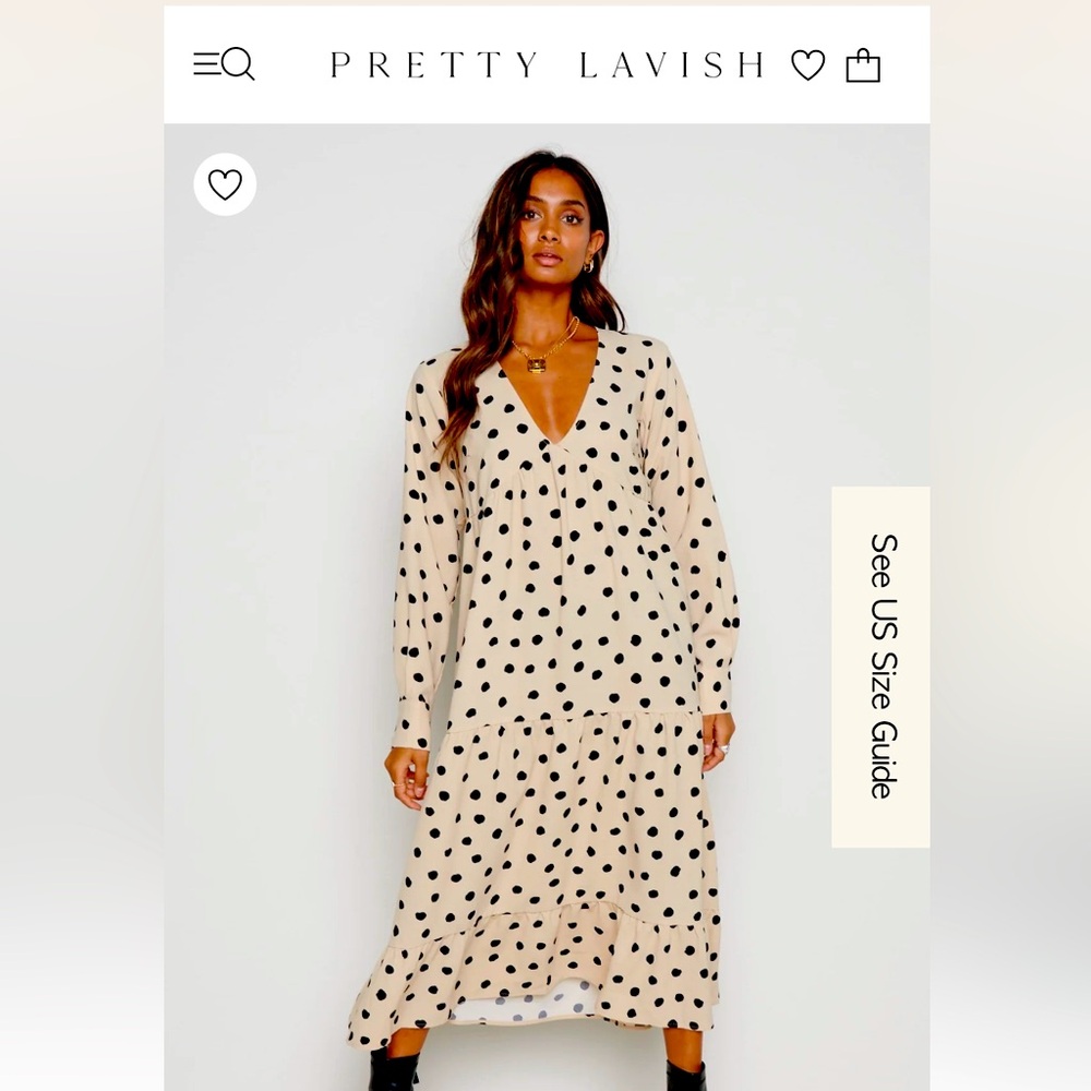 Pretty Lavish Dotty Day Dress